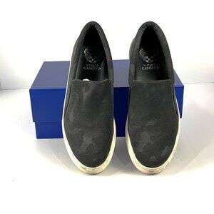 Vince Camuto Grey Camo Slip On Sneakers